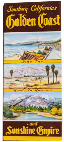 Southern California's Golden Coast pictorial map from 1963